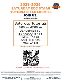 Saturday Tutorials